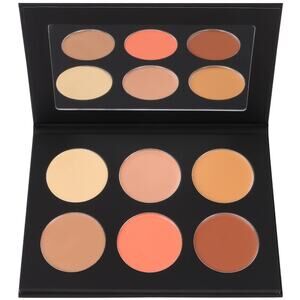 Makeup Concealer Palette‎ New 6 Color Correct Professional Highlighter DARK